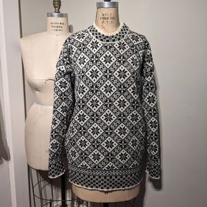Dale Of Norway M Fair Isle Sweater Tunic Scandinavian